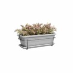 Giardiniera - ARTEVASI - KIT balcone VENEZIA - 50 ma - Grigio chiaro - immagine 2