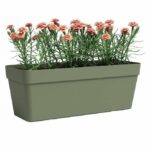 Fioriera - Plastica - Verde Cenere - Rettangolare - L49,9 x P20 x H18,1cm - ARTEVASI - immagine 2
