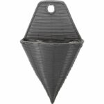 Fissaggio a parete - Finto rattan - Ardesia - 35 cm - SMART GARDEN