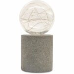 Lampada da tavolo solare - GARDEN ID Nordic Light - Ø10 h19 cm - Autonomia da 6 a 8 ore - Tasto on/off - Batteria AAA ricaricabile