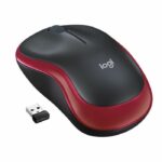 Mouse ottico senza fili Logitech - Rosso M185