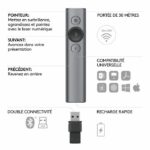 LOGITECH SPOTLIGHT Puntatore PRESENTER Grigio - immagine 6