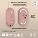 LOGITECH - Mouse senza fili - Pebble Mouse 2 M350s - Rosa - (910-007014) - immagine 6