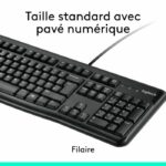 Pacchetto tastiera e mouse cablati LOGITECH - MK120 - immagine 4