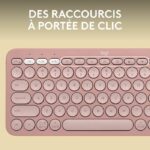 LOGITECH - Tastiera wireless - Pebble Keys 2 M380s - Bluetooth - Pulsante Easy-Switch - Rosa - (920-011805) - immagine 4