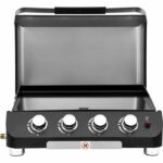 Piastra a gas - COOKING BOX - PALMA - 4 fuochi - 69 X 51 X 35 cm - Nero - immagine 2