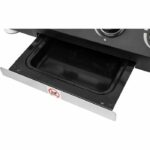 Piastra a gas - COOKING BOX - PALMA - 4 fuochi - 69 X 51 X 35 cm - Nero - immagine 4