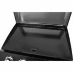 Piastra a gas - COOKING BOX - PALMA - 4 fuochi - 69 X 51 X 35 cm - Nero - immagine 5