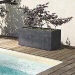 Fioriera Muret - DEROMA - Millennium R - Antracite - Con riserva d'acqua - 79 cm - immagine 2