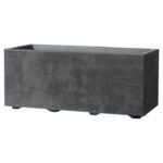 Fioriera Muret - DEROMA - Millennium R - Antracite - Con riserva d'acqua - 59 cm