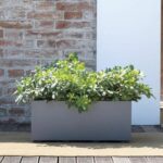 Muret Planter - DEROMA - Millennium R - Grigio cenere - Con riserva d'acqua - 59 cm - immagine 3