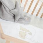 Recinto per bambini Hegaxonal - ROBA - LIEBHABEAR - Altezza regolabile - Base rimovibile - 6 ruote frenanti - Legno naturale - Motivo orsetto - immagine 4