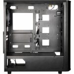 Case PC - BITFENIX - Sabre Mesh FRGB - Medium Tower - ATX - Nero - Frontale in vetro temperato e Mesh - immagine 5