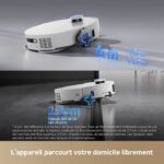DREAME L50 Pro Ultra - Robot aspirapolvere con svuotamento automatico e lavaggio automatico - 19.500 Pa - immagine 6