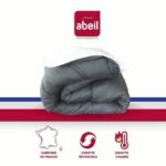 ABEIL Piumino bicolore - 220 x 240 cm - Bianco e grigio