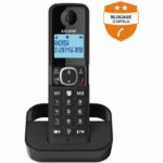 Telefono fisso cordless - ALCATEL - F860 solo nero - Blocco delle chiamate indesiderate