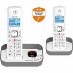 Telefono fisso cordless - ALCATEL - F860 voice duo grigio - Blocco delle chiamate indesiderate