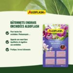 ALGOFLASH - Bastoncini fertilizzanti per orchidee 20 bastoncini - immagine 2