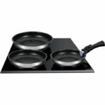 Set 3 padelle - Arthur Martin - AM2196 - 20-24-26 cm - Acciaio inox - Manico smontabile - Tutti i piani cottura, compresa l'induzione - immagine 2