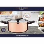 Forno olandese da 24 cm - ARTHUR MARTIN - AM945GT - 3 strati tripla azione: rame, alluminio, acciaio inox - Tutte le fonti di calore compresa induzione - immagine 3
