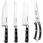 Set di coltelli - ARTHUR MARTIN - AMC1277 - Set di coltelli - 4 pezzi - Nero