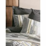 Completo letto - 1 copripiumino 220 x 240 cm + 2 federe 60 x 60 cm - 100% cotone - Visone - immagine 2
