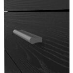 Cassettiera - 4 cassetti - Nero - L80,2 x P40,25 x H68,1 cm - immagine 4