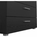 Cassettiera - 4 cassetti - Nero - L80,2 x P40,25 x H68,1 cm - immagine 6