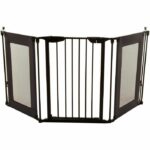 Barriera di sicurezza - DREAMBABY - DENVER - 3 pannelli - 85,5-200 x 74 cm - Bidirezionale - Nera