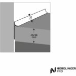 Guarnizione di Tenuta - NORDLINGER PRO - 3 m - Grigio Alluminio - immagine 3