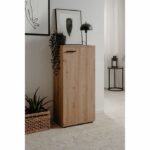 Scarpiera Satos - Rovere Artisan - 100 x 110 x 34 cm - Capacità 12 paia - immagine 5