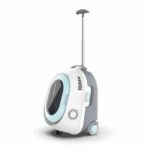 Scatola da trasporto COMPLETA - Mpets - TROLLEY - Blu e bianco