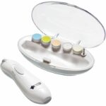 Lima per unghie elettrica - TOMMEE TIPPEE - Tagliaunghie - Illuminazione LED - 6 teste di limatura - Neonato e adulto