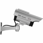 Telecamera fittizia solare - LINK2HOME - Flash rosso, batterie ricaricabili, ABS resistente - immagine 3
