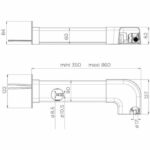 Pompa di sollevamento condensa - SFA - Sanicondens Clim Pack S - Scivolo bianco - Kit di installazione completo - 21 dBA - immagine 2