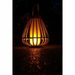 Lampada solare in bambù - Marta - Beige - immagine 2