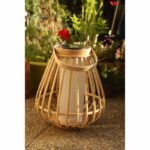 Lampada solare in bambù - Marta - Beige - immagine 5