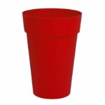 Top vaso toscano EDA - Ø 46 x H 65 cm - 67 L - Rosso rubino