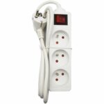 Unità domestica - GAO - 3 prese 2P+T - Con interruttore, conforme NF