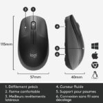 LOGITECH - Mouse wireless M190 nero - immagine 5