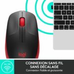 LOGITECH - Mouse wireless rosso M190 - immagine 3