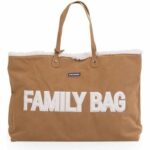 Borsa per pannolini Family Bag - Effetto scamosciato
