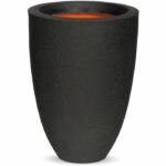 Capi Urban Vaso da fiori liscio elegante basso 26x36 cm nero KBL781 424336