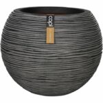 Vaso a sfera - CAPI EUROPE - RIB NL - 40 x 32 cm - Antracite