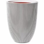 Vaso Capi Elegant Groove 34x46 cm avorio 445498