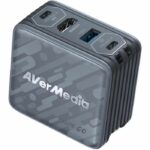 Caricabatterie GaN - AVERMEDIA - 100W con acquisizione video FHD GC313Pro Nero