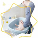 La vasca da bagno Badabulle per balena, prodotta in Europa, può contenere un'amaca o una sedia da bagno, nascita a 24 mesi - immagine 2