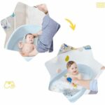 La vasca da bagno Badabulle per balena, prodotta in Europa, può contenere un'amaca o una sedia da bagno, nascita a 24 mesi - immagine 3