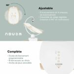 Babymoov Altalena Baby Swoon Hoop - Telecomando incluso, Ultra Comfort, Design Elegante, Sedile Girevole a 90°, Arco Gioco - immagine 5