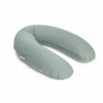 doomoo Buddy Cuscino per maternità e allattamento - Comfort ottimale per mamma e bambino, Tetra Jersey Green